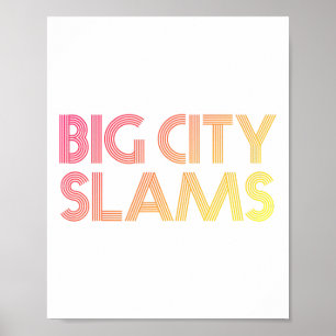 Poster City Slams Ferda Boys Joueur canadien de hockey Sa