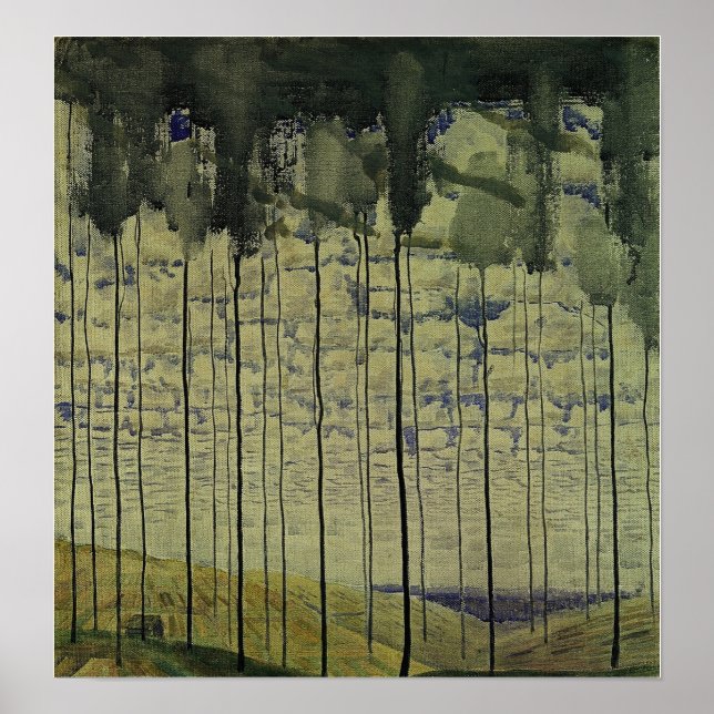 Poster Ciurlionis - Été II 1907 (Devant)