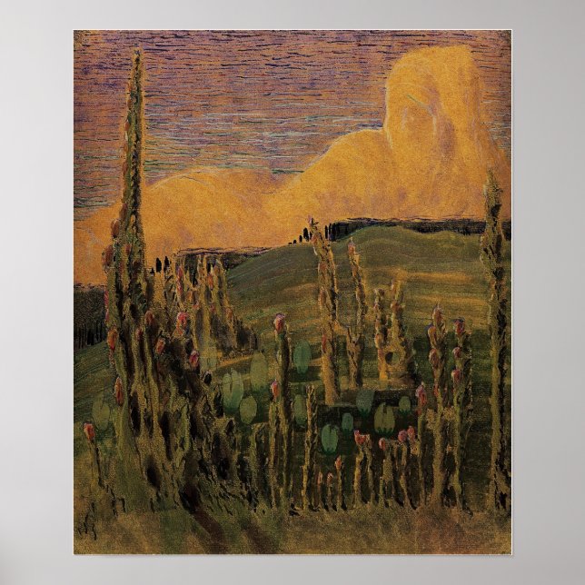 Poster Ciurlionis - Été III 1907 (Devant)