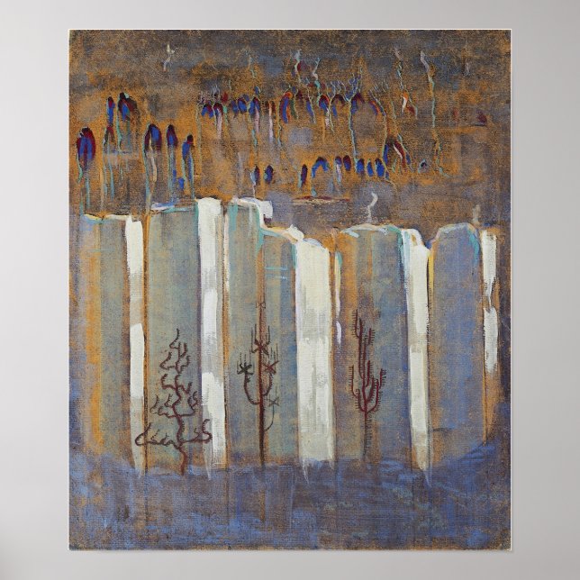 Poster Ciurlionis - Hiver III 1907 (Devant)