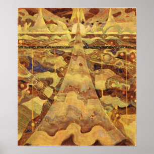 Poster Ciurlionis - Sonate n°6 Les Étoiles Allegro
