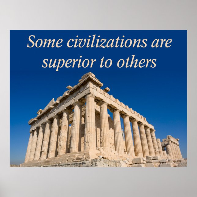 Poster Civilisation occidentale (Devant)
