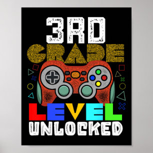 Poster Ck À l'école 3e année Gamer 