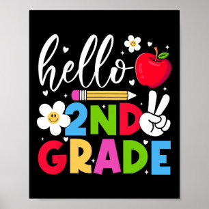 Poster Ck À L'école Bonjour Équipe De Deuxième Année Garç