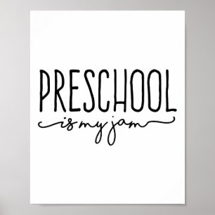Poster Ck À L'École Préscolaire Est Mon Jam Pré-k Enseign