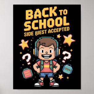 Poster Ck À L'école Quête Secondaire Acceptée Joueur 2