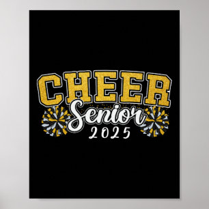 Poster Cl 2025 Cheer Senior Graduation Jour Cheerleading