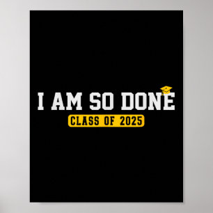 Poster Cl De 2025 Je Suis Si Fantastique Cool Graduation