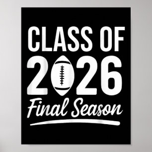 Poster Cl de 2026 Dernière Saison Senior 2026 Football Di