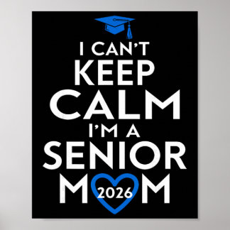 Poster Cl de 2026 Maman de terminale drôle de remise de d