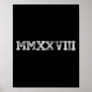 Poster Cl De 2028 Chemise Mmxxviii Graduation Lui Son Sen