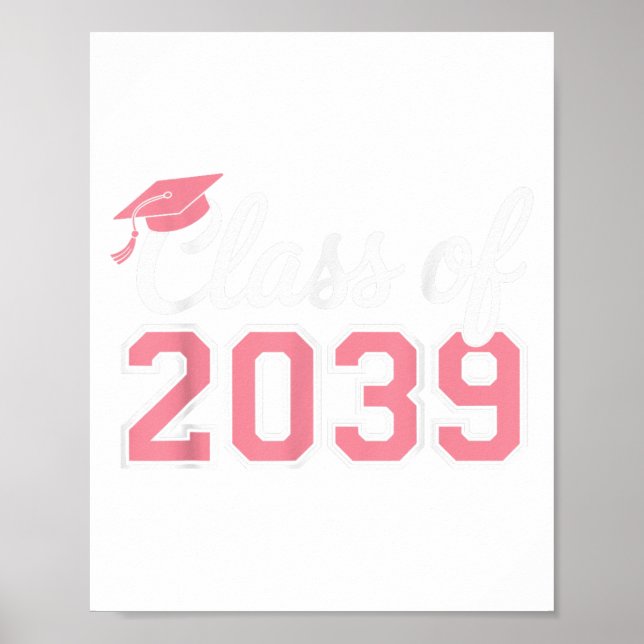 Poster Cl De 20 Croissance Avec Moi Kindergarten Pink Coq (Devant)