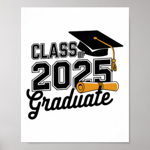 Poster Cl Of 2025 Graduate 2025 Graduation Senior 2025
