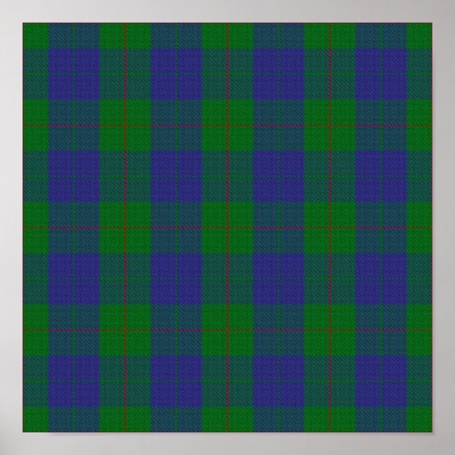 Poster Clan Barclay Tartan - Téléchargement numérique (Devant)