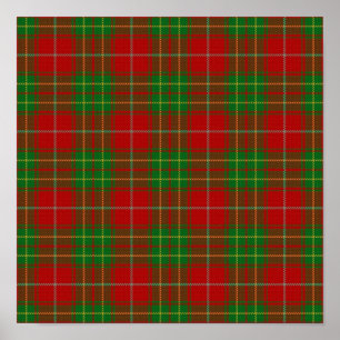 Poster Clan Burnett Tartan - Téléchargement numérique