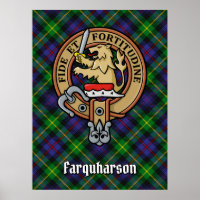 Clan Farquharson Crest sur Tartan