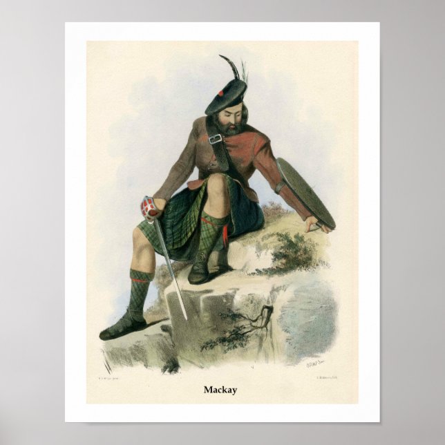 Poster Clan Mackay (Devant)