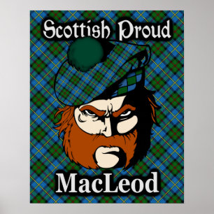 Poster Clan MacLeod Scottish Tartan