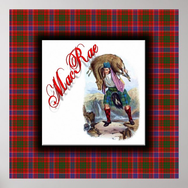 Poster Clan MacRae Scottish Dream (Devant)