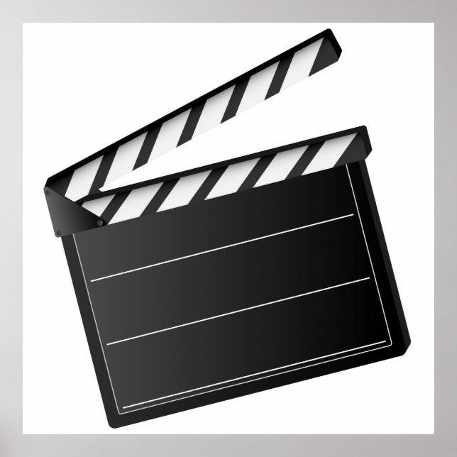 Poster Clappeur de film (Devant)