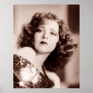 Poster Clara Bow est glamour