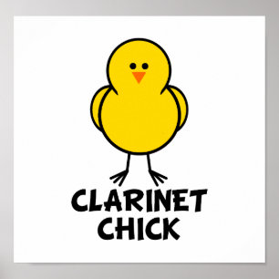 Poster Clarinet Chick
