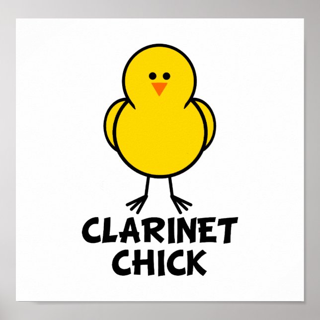 Poster Clarinet Chick (Devant)