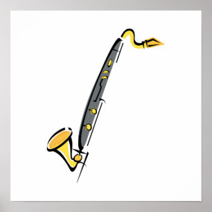 Poster Clarinette basse