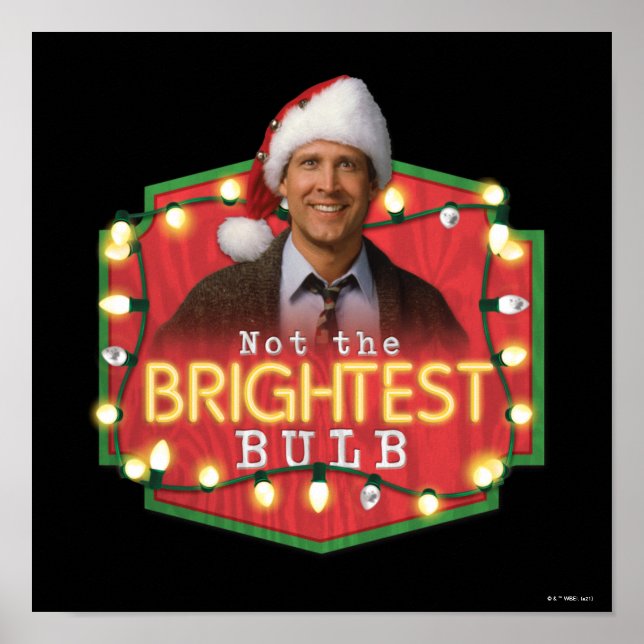Poster Clark Griswold | Pas l'ampoule la plus brillante (Devant)