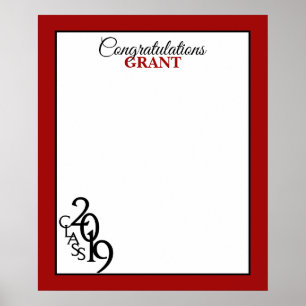 Poster Classe de 2019 Autographe Gardienne Autographe Gar