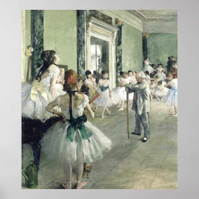 Poster Classe de ballet Edgar Degas (Devant)
