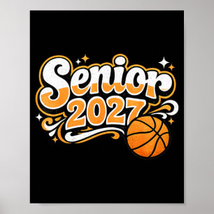 Poster Classe de basketball de fin d'études secondaires 2