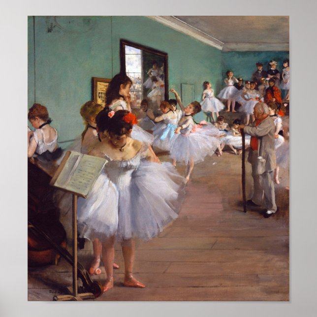 Poster Classe De Danse, Edgar Degas (Devant)