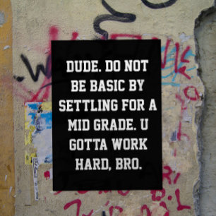 Poster Classe de décors de salle de classe du collège