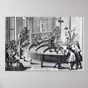 Poster Classe de dessin de la vie, 1739