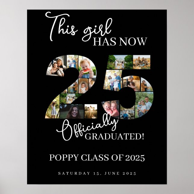 Poster classe de remise des diplômes de 2025 (Devant)