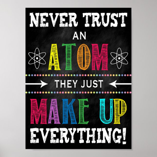 Poster Classe de sciences Imprimable (Devant)