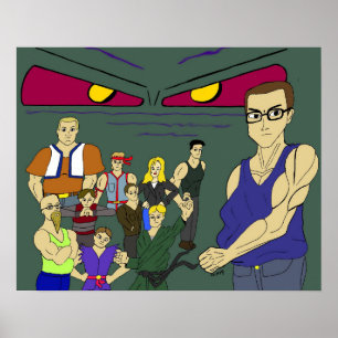 Poster classe inspiration anime