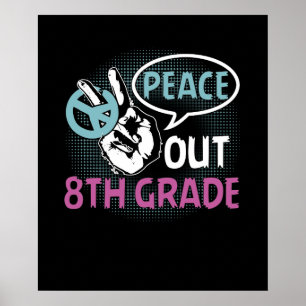 Poster Classe Peace Out 8e