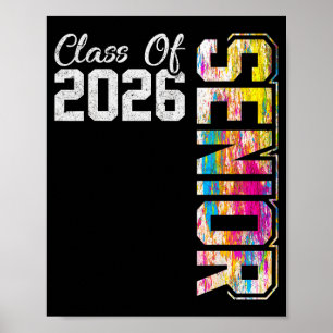 Poster Classe terminale de 2026 diplômée de l'école secon