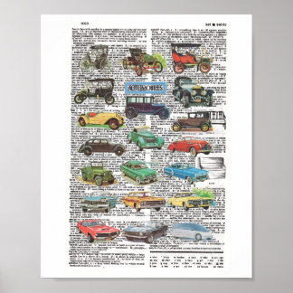 Poster Classic Cars