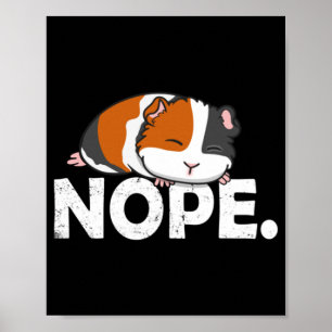 Poster Classic de cochon de Guinée