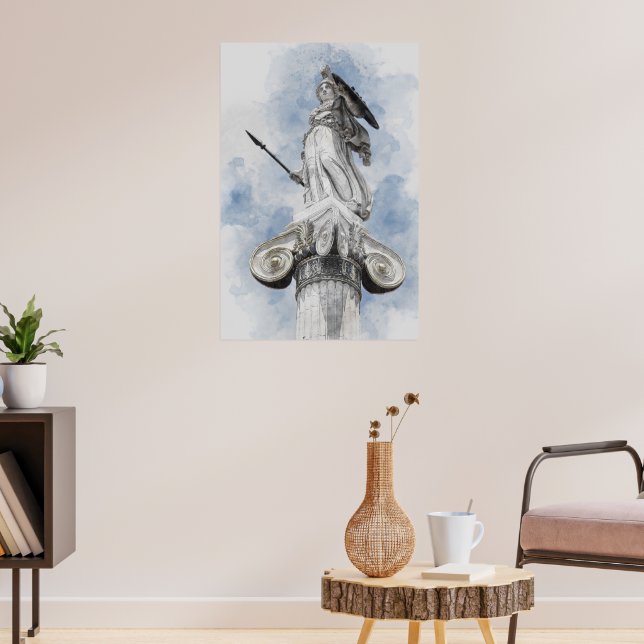 Poster Classic Greek Statue Athena Photo Print – Timeless (Salon 3)