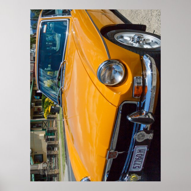 Poster Classic MGB GT Roadster (Devant)