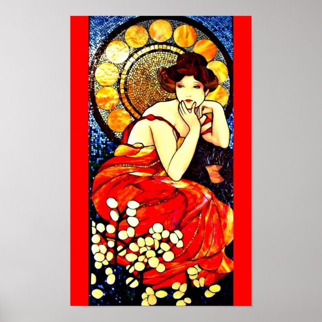 Poster-Classic/Vintag-Alphonse Mucha 110 Poster (Vorne)