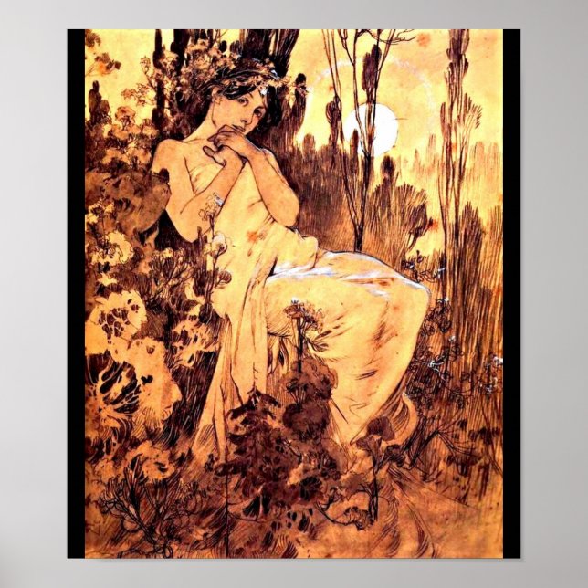 Poster-Classic/Vintag-Alphonse Mucha 127 Poster (Vorne)