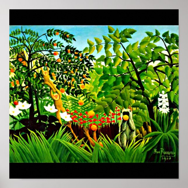 Poster-Classic/Vintag-Henri Rousseau 9 Poster (Vorne)