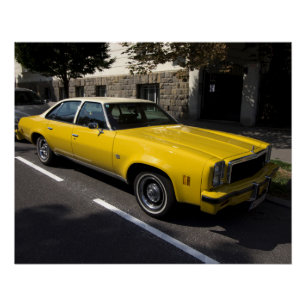 Poster Classique Chevrolet Malibu