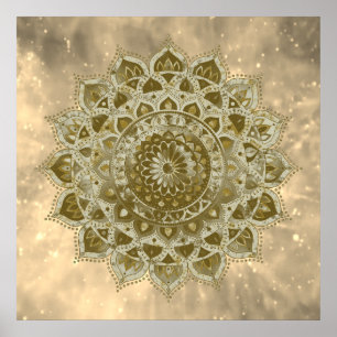 Poster Classique Mandala Inde Style 4