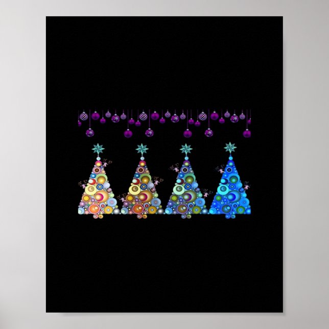 Poster Classique Peekaboo Reindeer (Devant)